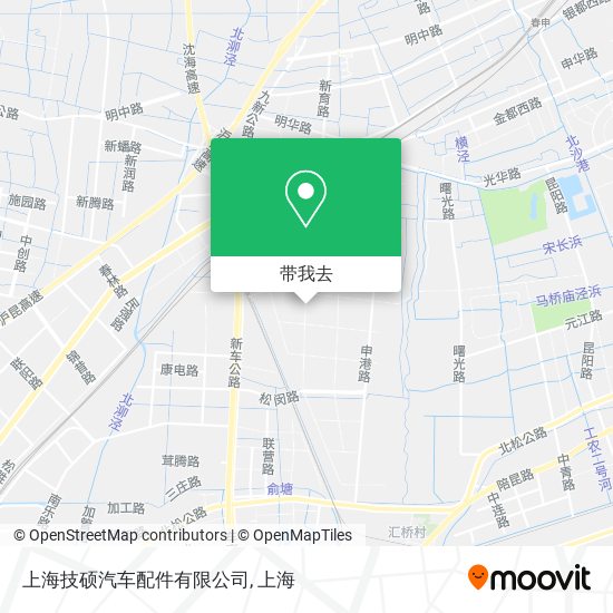 上海技硕汽车配件有限公司地图