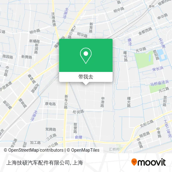 上海技硕汽车配件有限公司地图