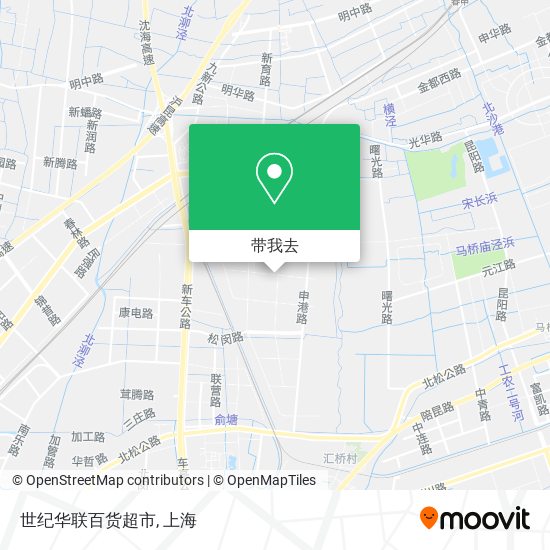 世纪华联百货超市地图