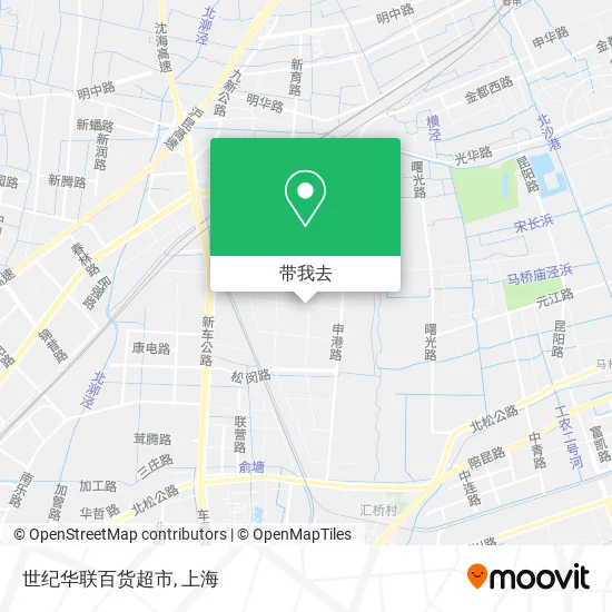 世纪华联百货超市地图