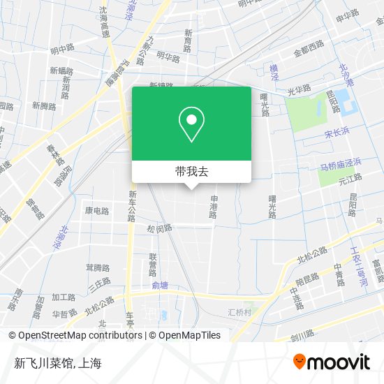 新飞川菜馆地图