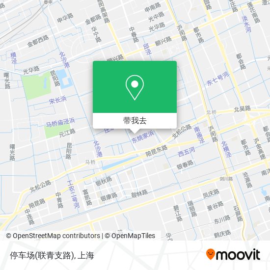停车场(联青支路)地图