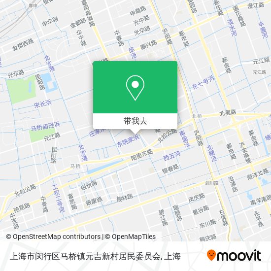 上海市闵行区马桥镇元吉新村居民委员会地图