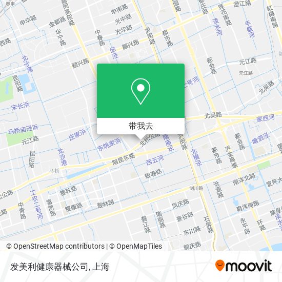 发美利健康器械公司地图