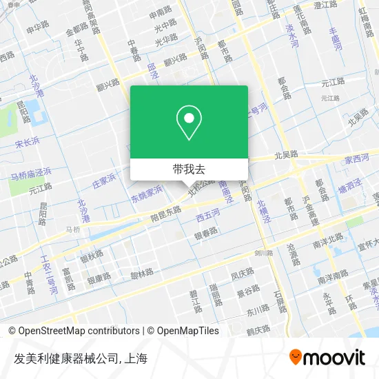 发美利健康器械公司地图