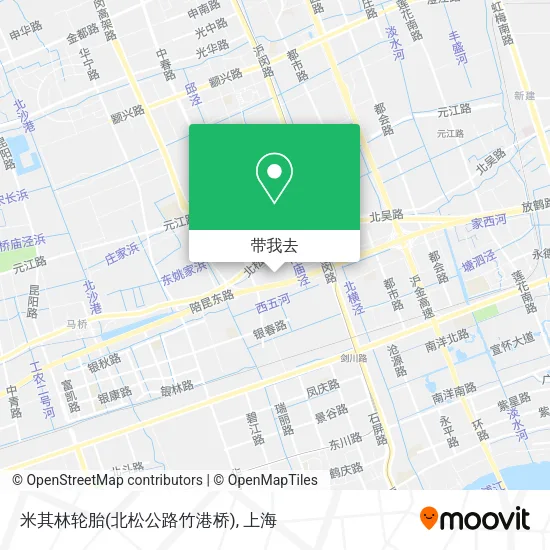 米其林轮胎(北松公路竹港桥)地图