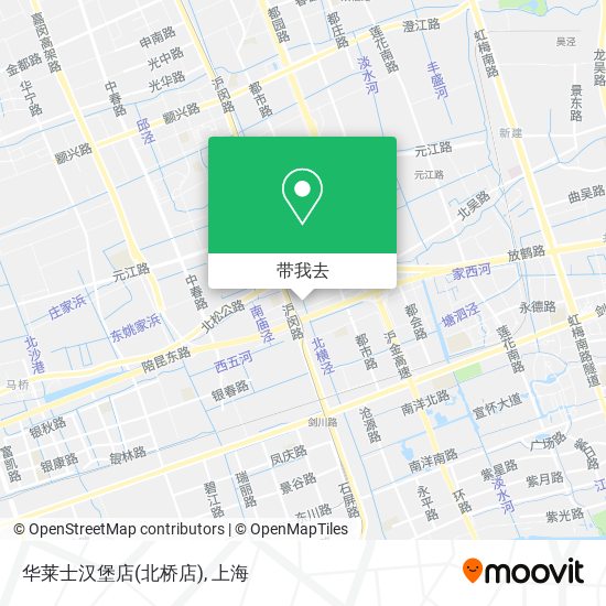 华莱士汉堡店(北桥店)地图