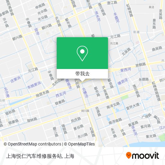 上海悦仁汽车维修服务站地图
