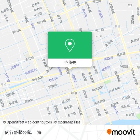 闵行舒馨公寓地图