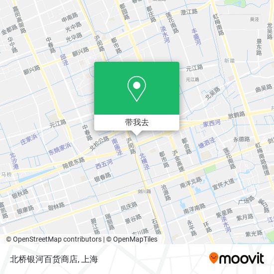 北桥银河百货商店地图