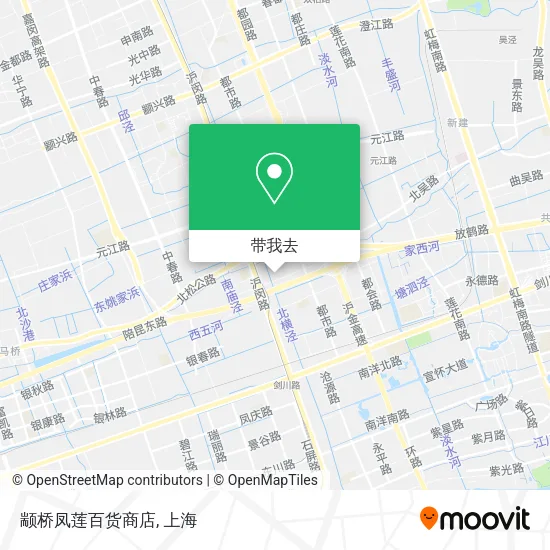 颛桥凤莲百货商店地图