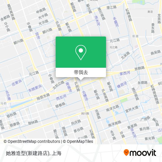 她雅造型(新建路店)地图