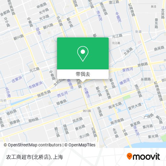农工商超市(北桥店)地图
