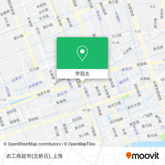 农工商超市(北桥店)地图
