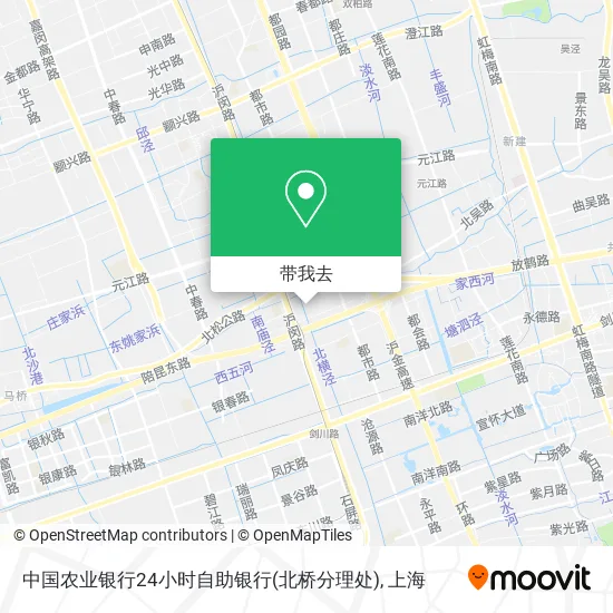 中国农业银行24小时自助银行(北桥分理处)地图