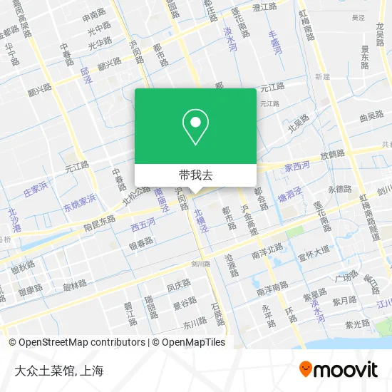 大众土菜馆地图