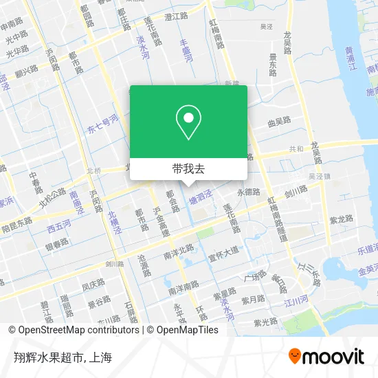 翔辉水果超市地图