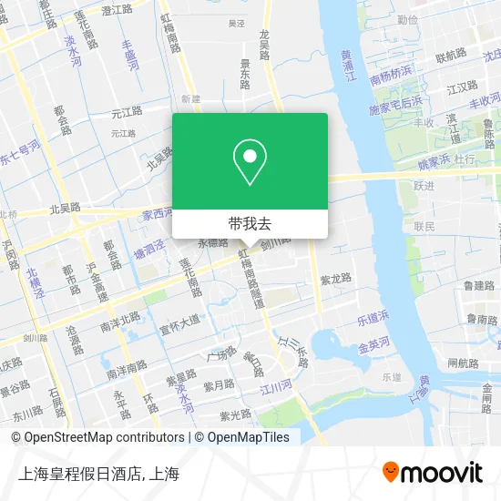 上海皇程假日酒店地图