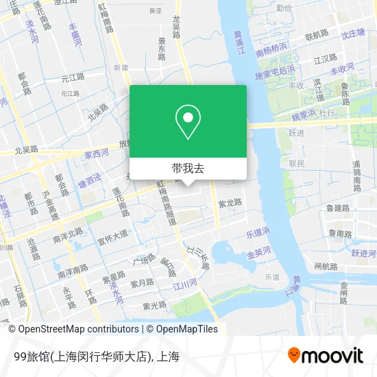 99旅馆(上海闵行华师大店)地图