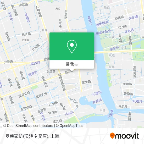 罗莱家纺(吴泾专卖店)地图