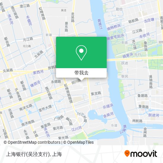 上海银行(吴泾支行)地图