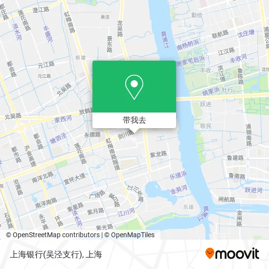 上海银行(吴泾支行)地图