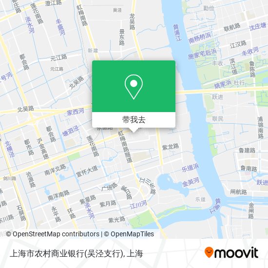 上海市农村商业银行(吴泾支行)地图