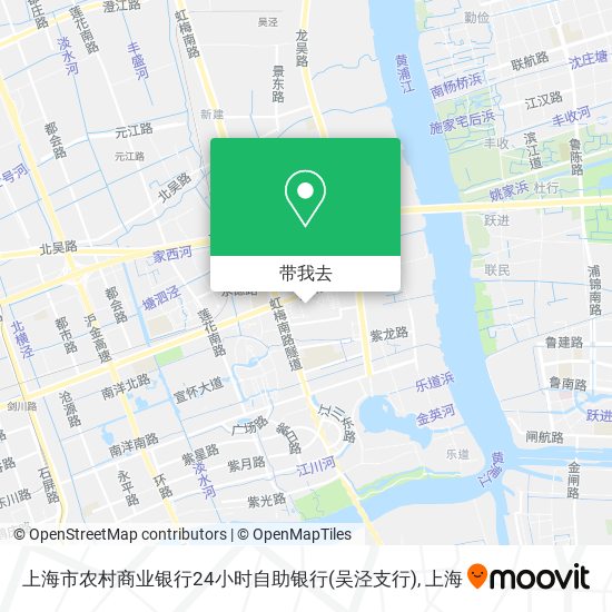上海市农村商业银行24小时自助银行(吴泾支行)地图