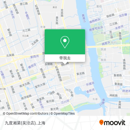 九度湘菜(吴泾店)地图