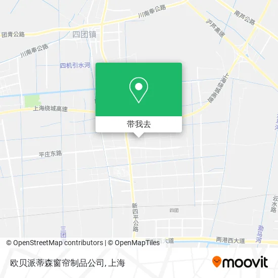 欧贝派蒂森窗帘制品公司地图