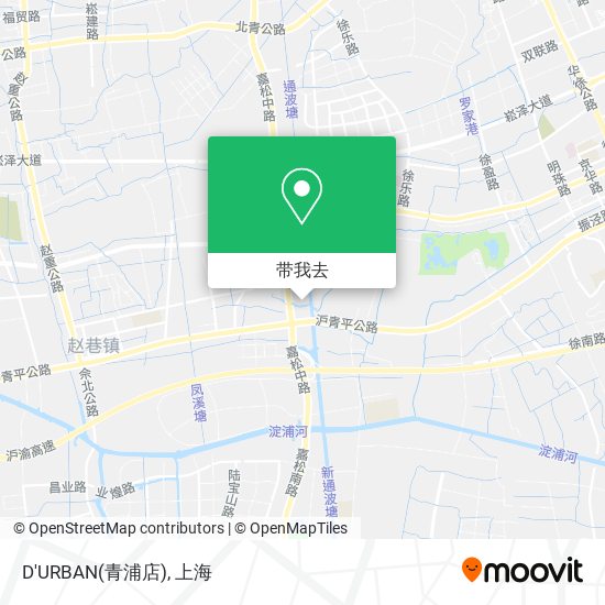 D'URBAN(青浦店)地图