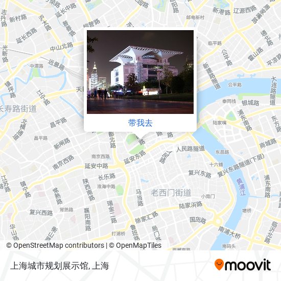上海城市规划展示馆地图