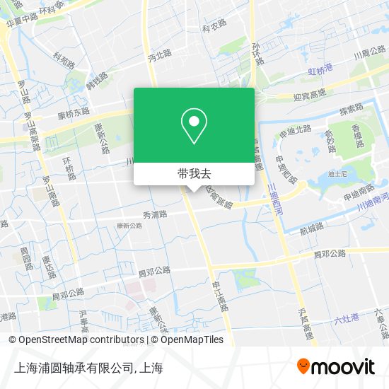 上海浦圆轴承有限公司地图