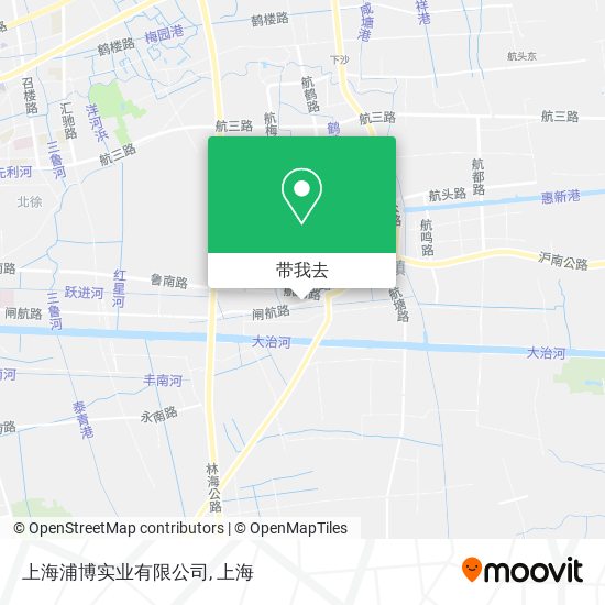 上海浦博实业有限公司地图