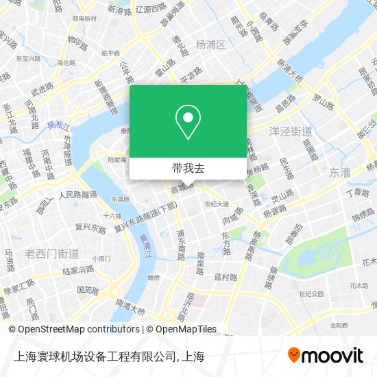 上海寰球机场设备工程有限公司地图