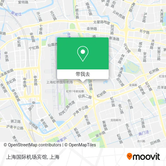 上海国际机场宾馆地图