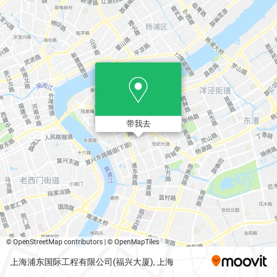 上海浦东国际工程有限公司(福兴大厦)地图