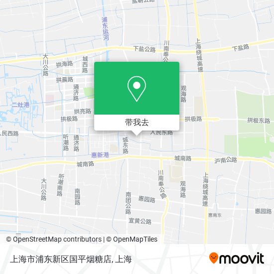 上海市浦东新区国平烟糖店地图