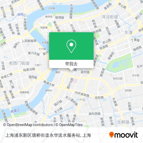上海浦东新区塘桥街道永华送水服务站地图