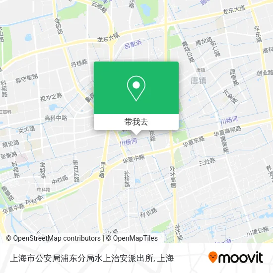 上海市公安局浦东分局水上治安派出所地图