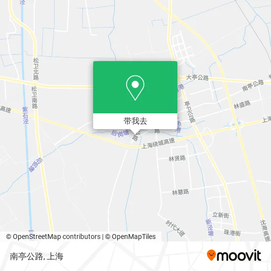 南亭公路地图