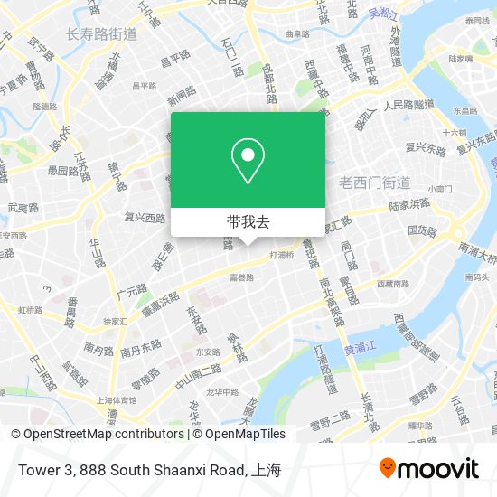 Tower 3, 888 South Shaanxi Road地图