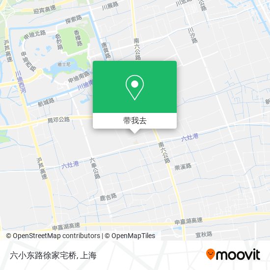 六小东路徐家宅桥地图