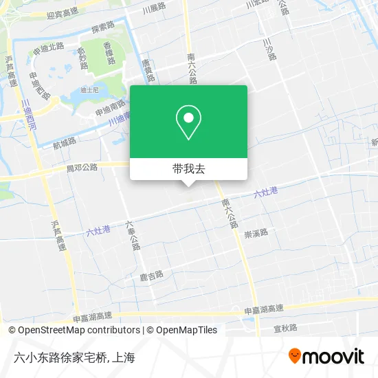 六小东路徐家宅桥地图