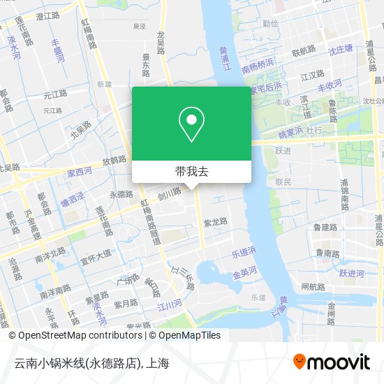 云南小锅米线(永德路店)地图