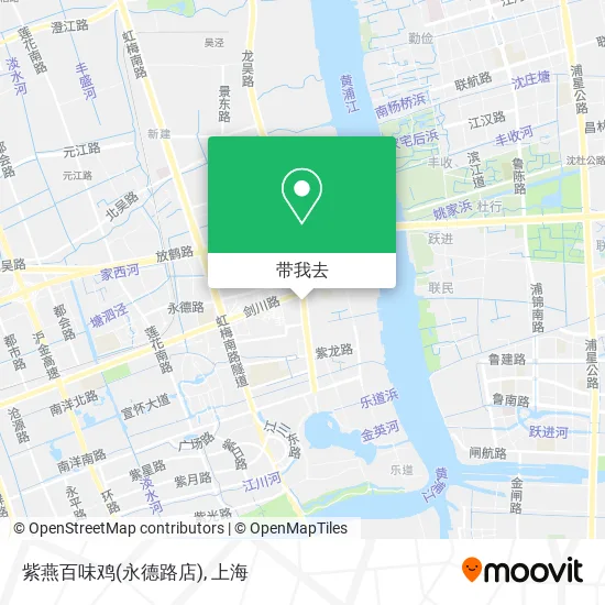 紫燕百味鸡(永德路店)地图
