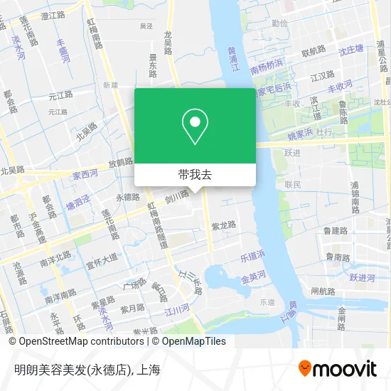 明朗美容美发(永德店)地图