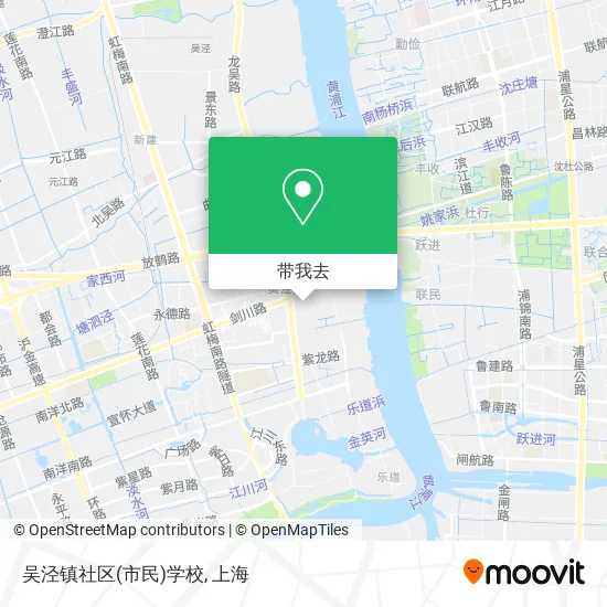 吴泾镇社区(市民)学校地图