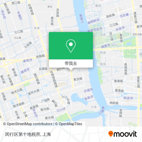 闵行区第十地税所地图