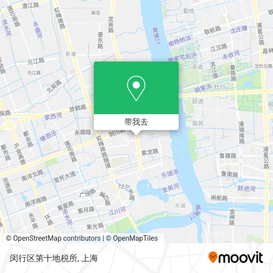 闵行区第十地税所地图